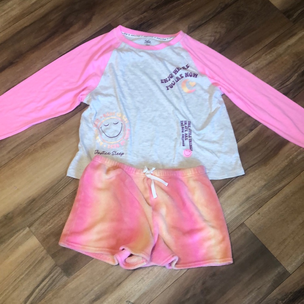 Justice Gray Sleep Top